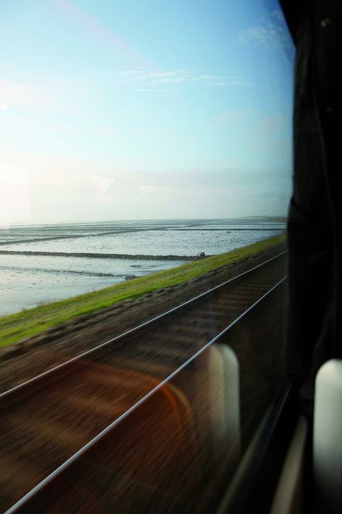Blick aus dem Zugfenster